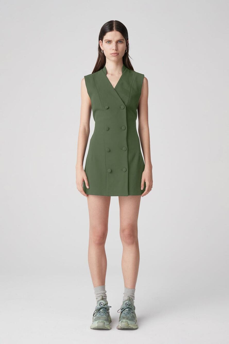 Atoir Lara Worthington Mini Dress Double Breasted Vest Party Hoco Formal XS